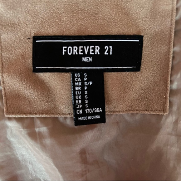 Tan Faux Suede Jacket - Picture 8 of 8